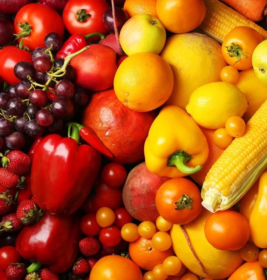 Canasta de verduras frescas